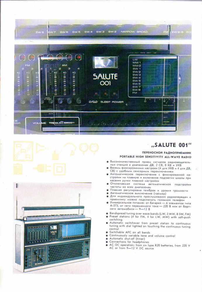 Каталог винтажной акустики Radiotehnika.
